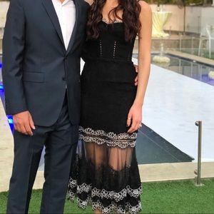 Jonathan Simkhai Black Lace Dress Size 0
